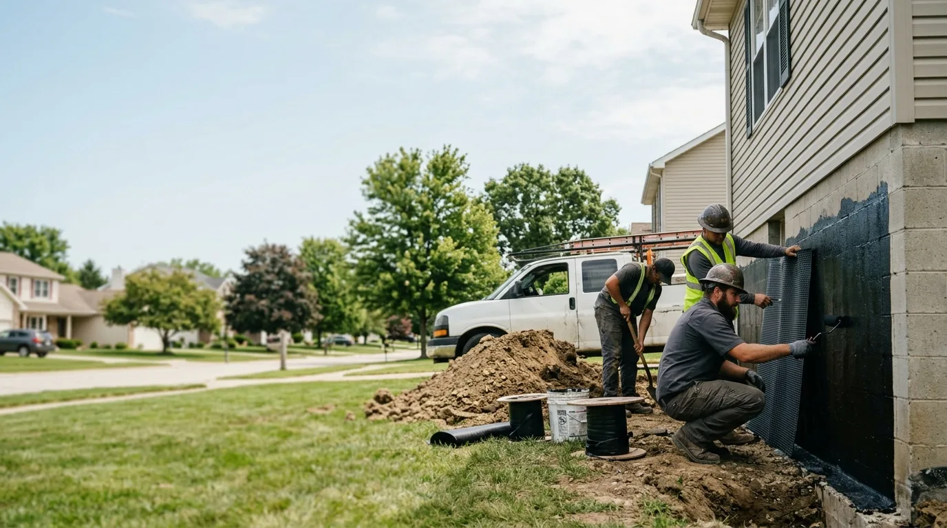 Basement Waterproofing in Arenzville, IL near me